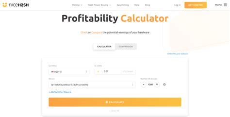 nicehash calculator|NiceHash Profitability Calculator .